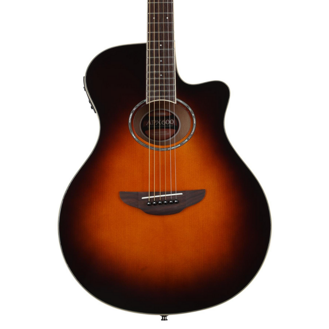Yamaha APX600 Thinline Cutaway Acoustic-Electric Guitar with Pickup-Old Violin Sunburst (APX-600), YAMAHA, ACOUSTIC GUITAR, yamaha-acoustic-guitar-ymhgapx600-ovs, ZOSO MUSIC SDN BHD