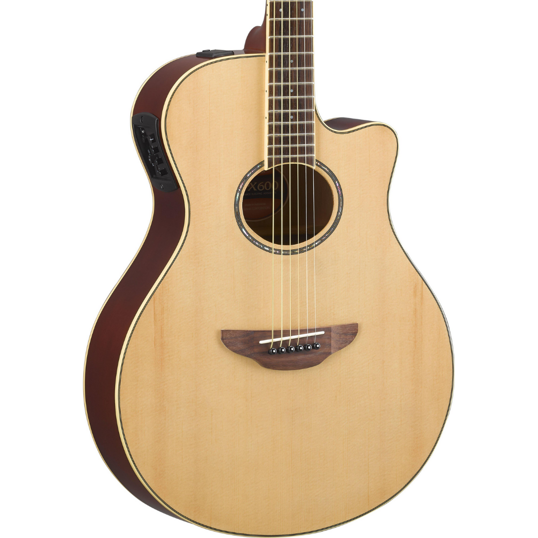 Yamaha APX600 Thinline Cutaway Acoustic-Electric Guitar with Pickup-Natural (APX-600), YAMAHA, ACOUSTIC GUITAR, yamaha-acoustic-guitar-ymhgapx600-nt, ZOSO MUSIC SDN BHD