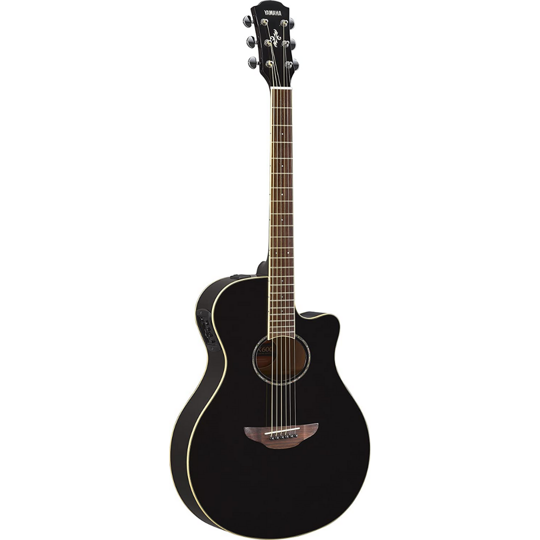 Yamaha APX600 Thinline Cutaway Acoustic-Electric Guitar with Pickup-Black (APX-600), YAMAHA, ACOUSTIC GUITAR, yamaha-acoustic-guitar-ymhgapx600-bk, ZOSO MUSIC SDN BHD