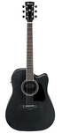 Ibanez Artwood AW84CE - Weathered Black Open Pore, IBANEZ, ACOUSTIC GUITAR, ibanez-acoustic-guitar-aw84ce-wk, ZOSO MUSIC SDN BHD