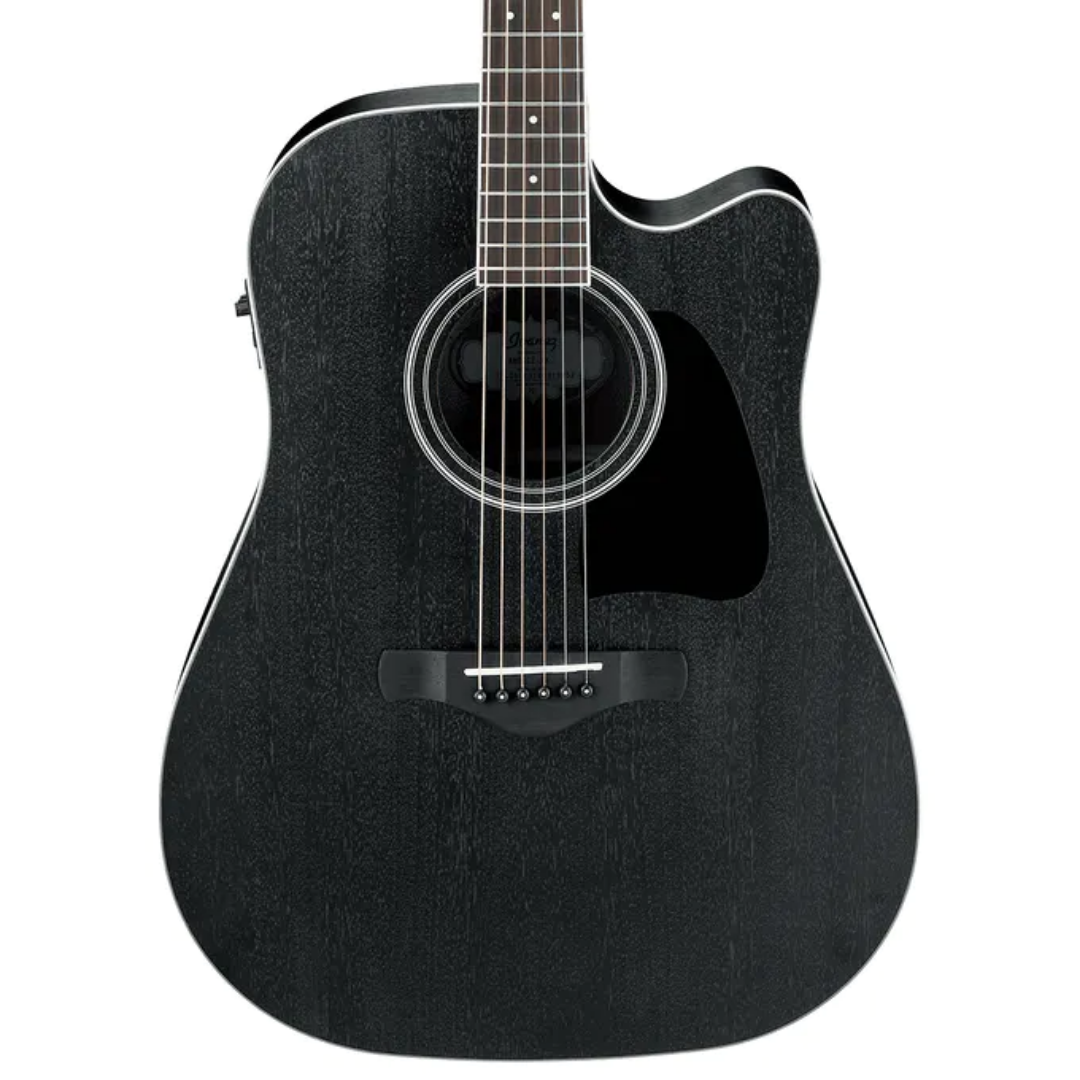 Ibanez Artwood AW84CE - Weathered Black Open Pore, IBANEZ, ACOUSTIC GUITAR, ibanez-acoustic-guitar-aw84ce-wk, ZOSO MUSIC SDN BHD