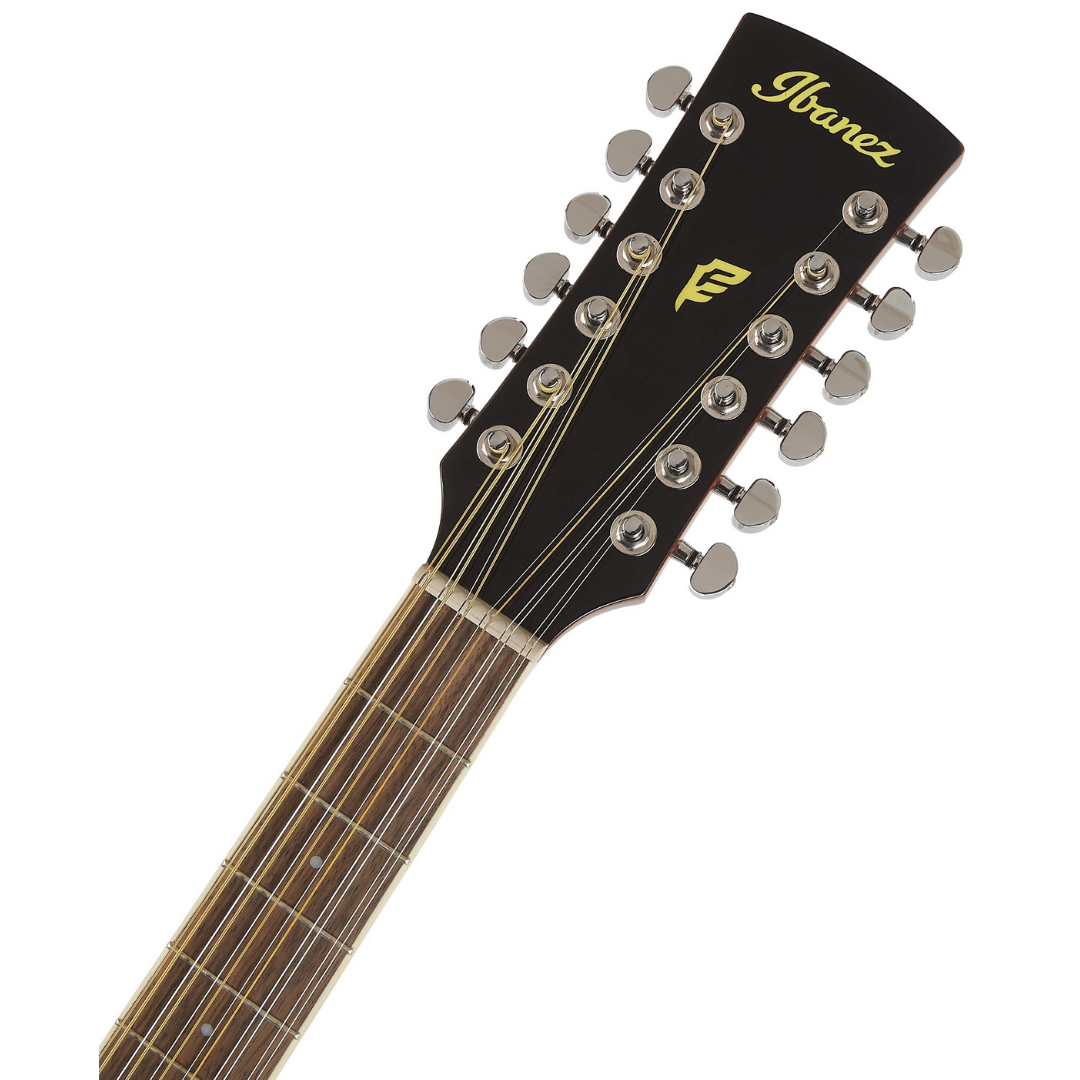 Ibanez PF1512 12-String Acoustic Guitar - Natural High Gloss (PF1512-NT), IBANEZ, ACOUSTIC GUITAR, ibanez-acoustic-guitar-pf1512, ZOSO MUSIC SDN BHD