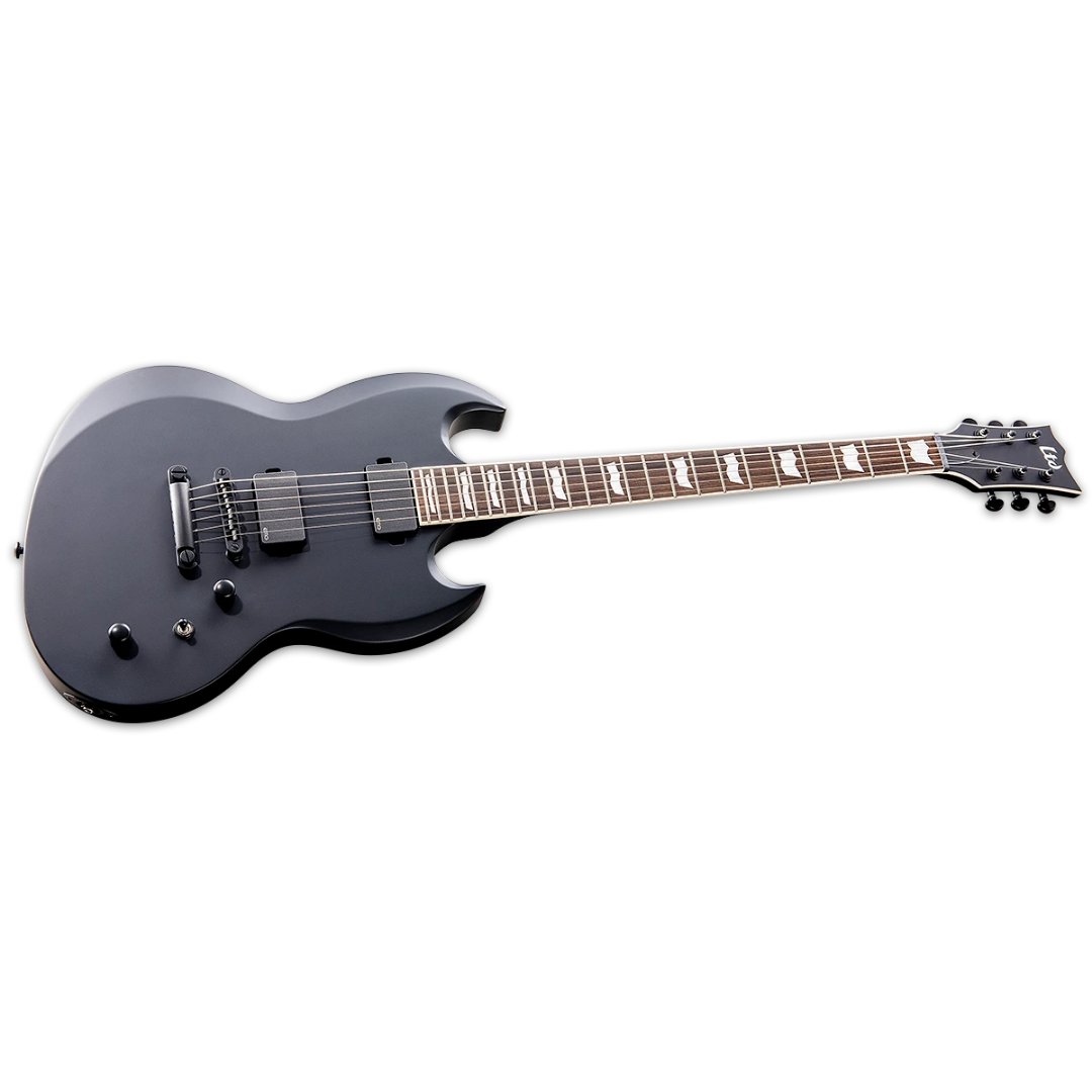 ESP E-II VIPER BARITONE - Charcoal Metallic Satin [Made in Japan], ESP, ELECTRIC GUITAR, esp-electric-guitar-eiiviperbchms, ZOSO MUSIC SDN BHD