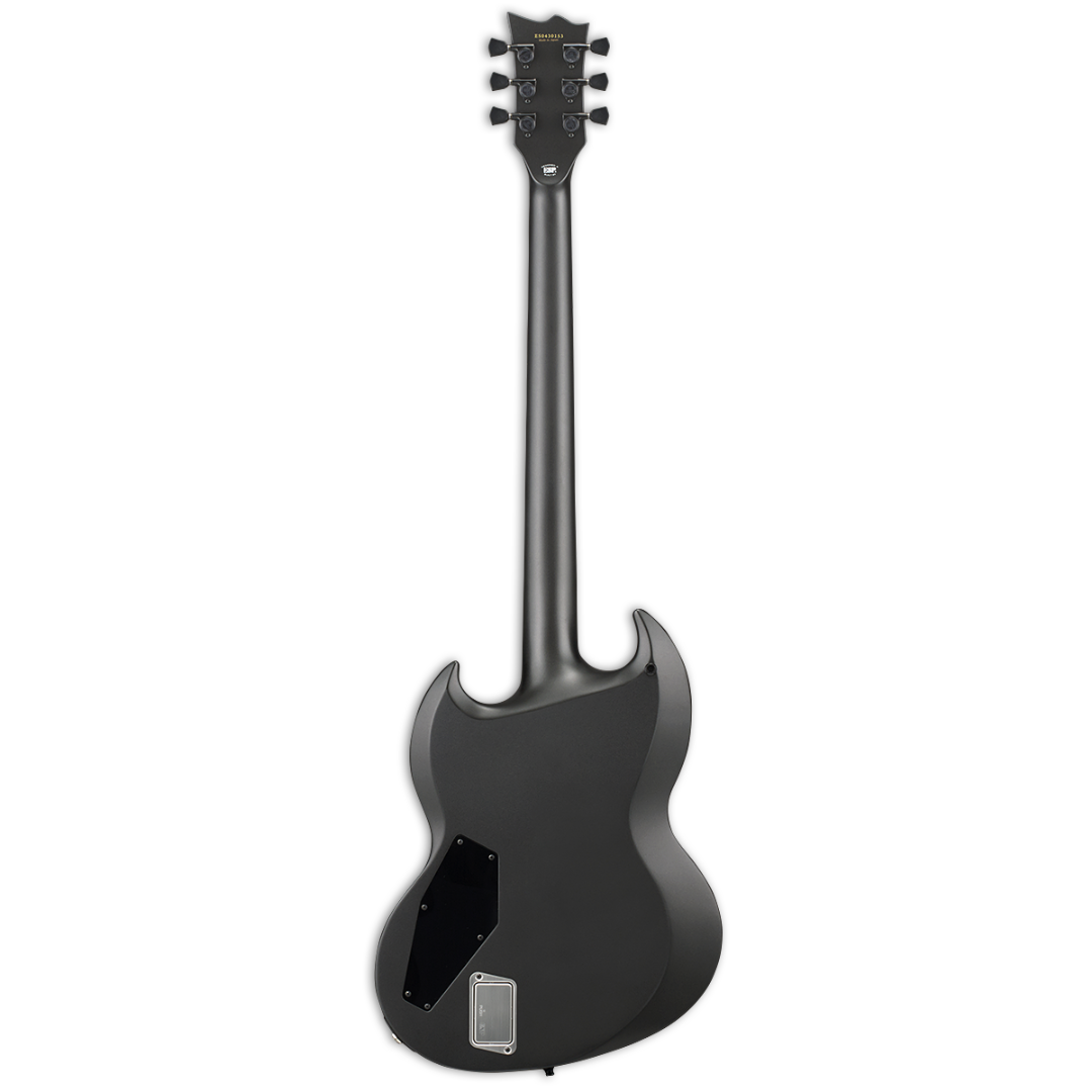 ESP E-II VIPER BARITONE - Charcoal Metallic Satin [Made in Japan], ESP, ELECTRIC GUITAR, esp-electric-guitar-eiiviperbchms, ZOSO MUSIC SDN BHD
