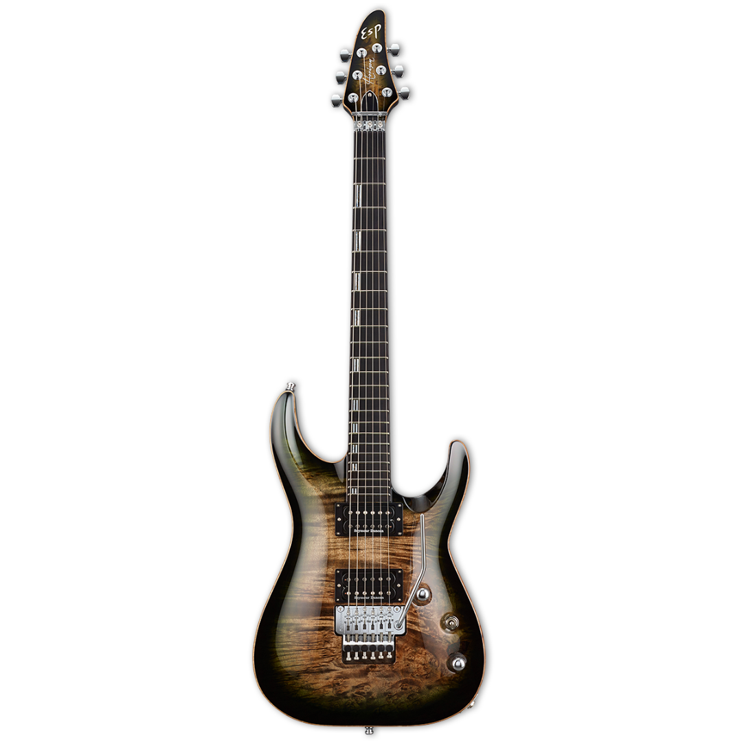 ESP Horizon-CTM FR/BM - Reptile Black Burst (HORIZONCTMFRBM), ESP, ELECTRIC GUITAR, esp-electric-guitar-horizonctmfrbm-rblkb, ZOSO MUSIC SDN BHD