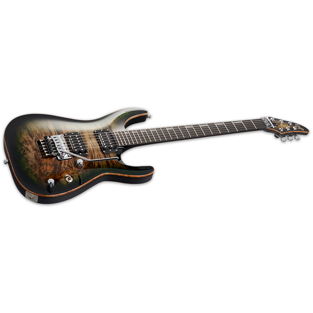 ESP Horizon-CTM FR/BM - Reptile Black Burst (HORIZONCTMFRBM), ESP, ELECTRIC GUITAR, esp-electric-guitar-horizonctmfrbm-rblkb, ZOSO MUSIC SDN BHD
