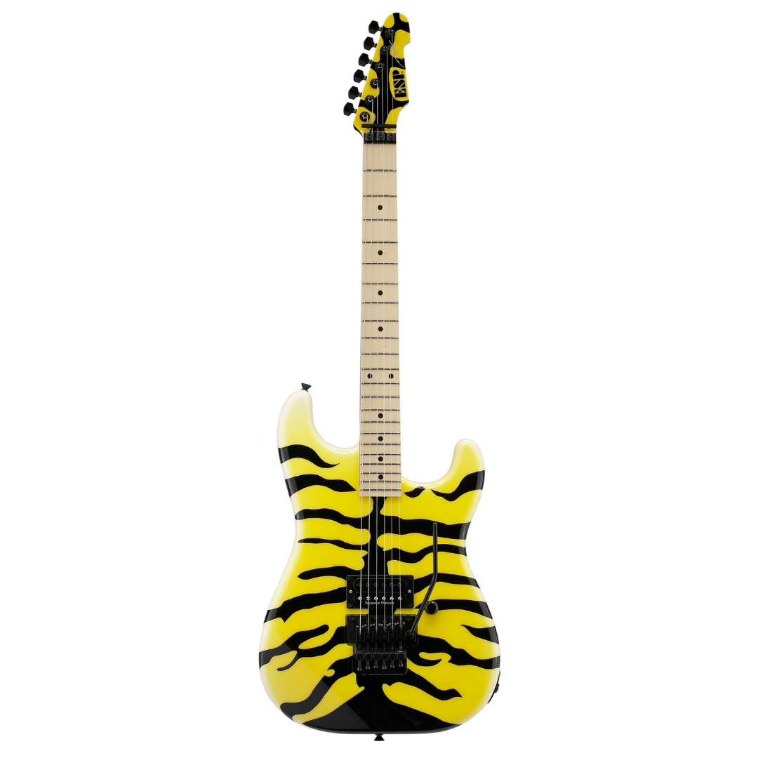 ESP George Lynch M-1 - Yellow Tiger Graphic, ESP, ELECTRIC GUITAR, esp-electric-guitar-georgelynch-glm1tgp, ZOSO MUSIC SDN BHD