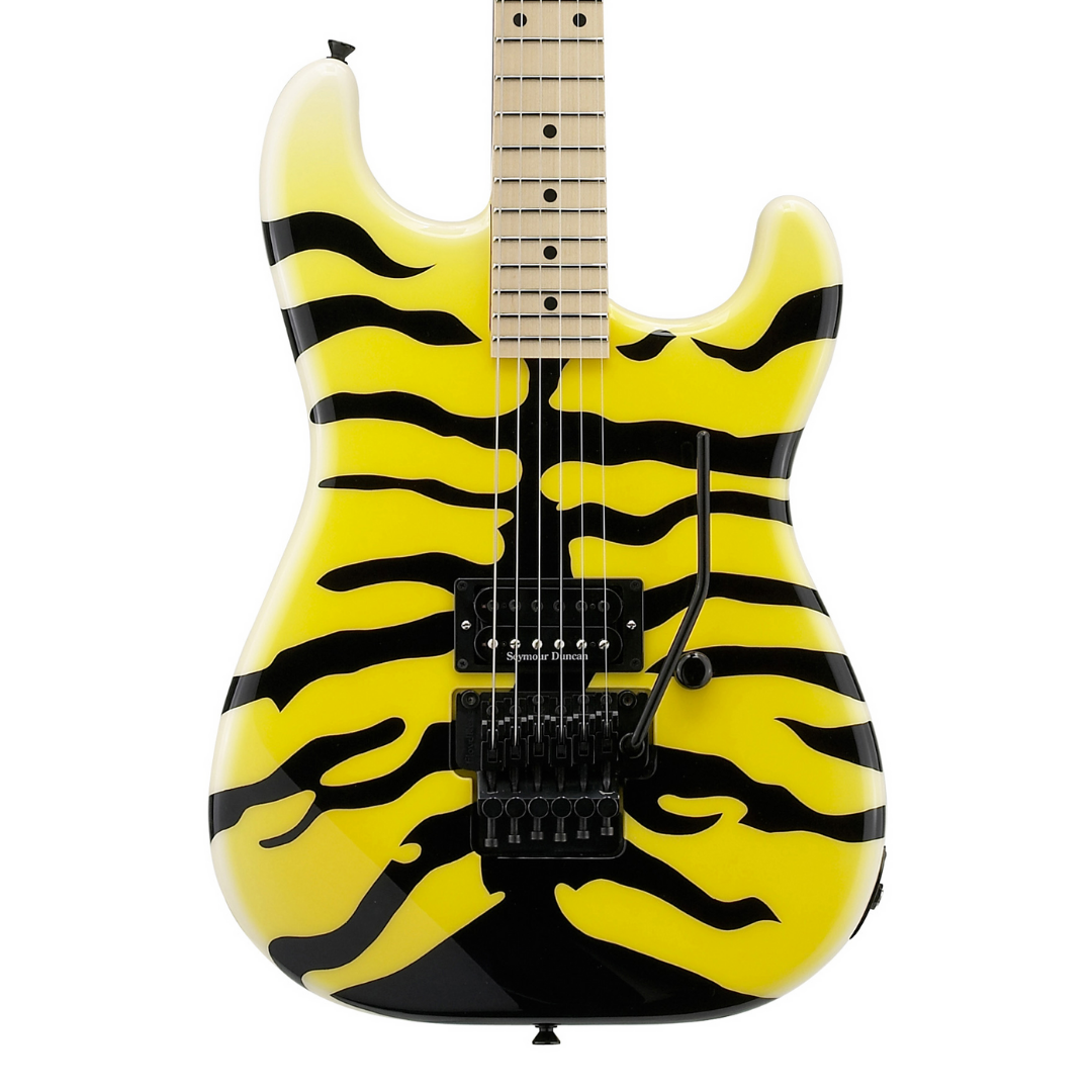 ESP George Lynch M-1 - Yellow Tiger Graphic, ESP, ELECTRIC GUITAR, esp-electric-guitar-georgelynch-glm1tgp, ZOSO MUSIC SDN BHD