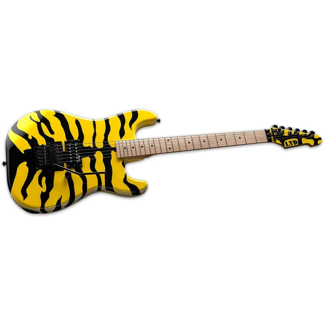 ESP George Lynch M-1 - Yellow Tiger Graphic, ESP, ELECTRIC GUITAR, esp-electric-guitar-georgelynch-glm1tgp, ZOSO MUSIC SDN BHD