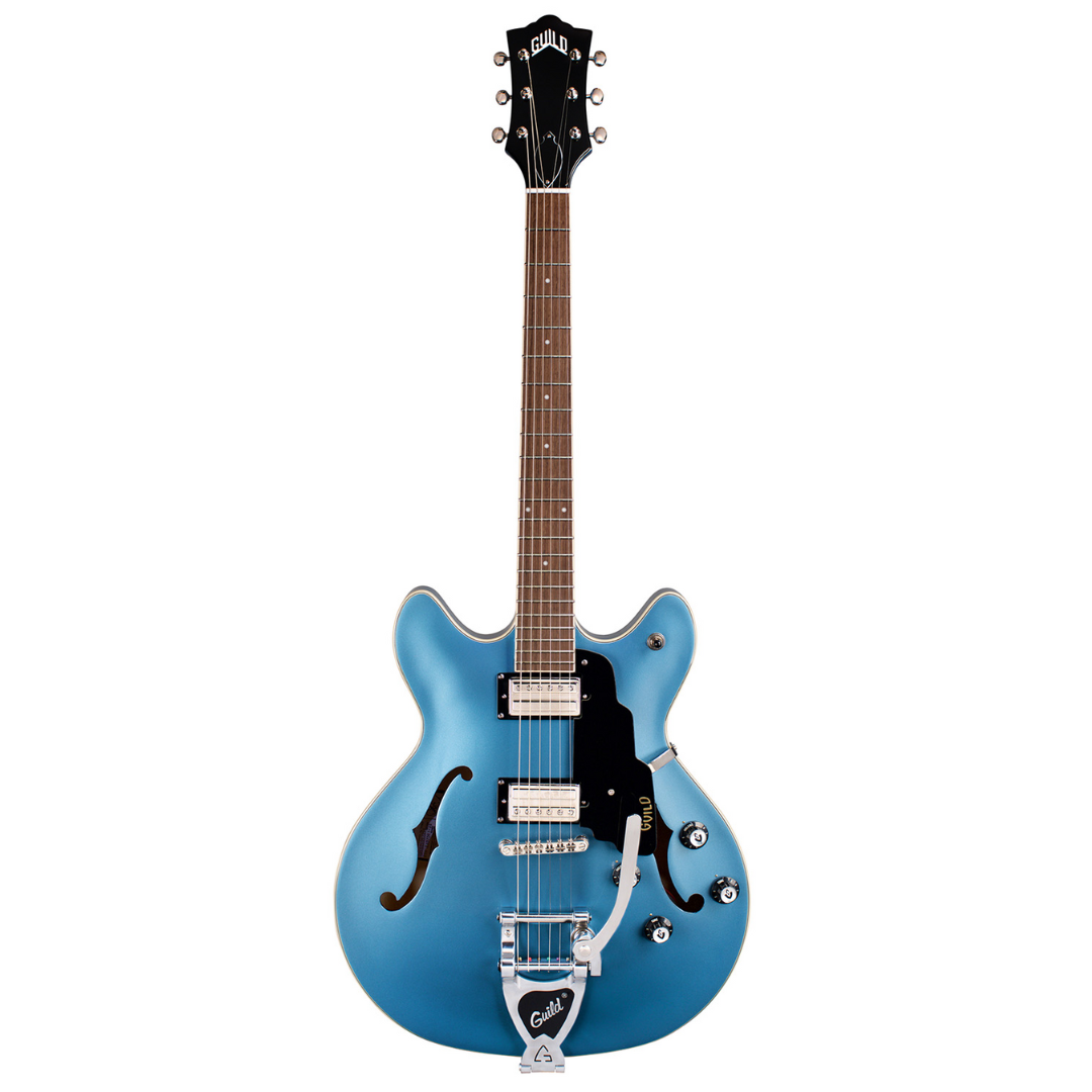 Guild Starfire I DC Semi-Hollow Electric Guitar with Guild Vibrato Tailpiece - Pelham Blue, GUILD, ELECTRIC GUITAR, guild-electric-guitar-starfireidcvib-pb, ZOSO MUSIC SDN BHD