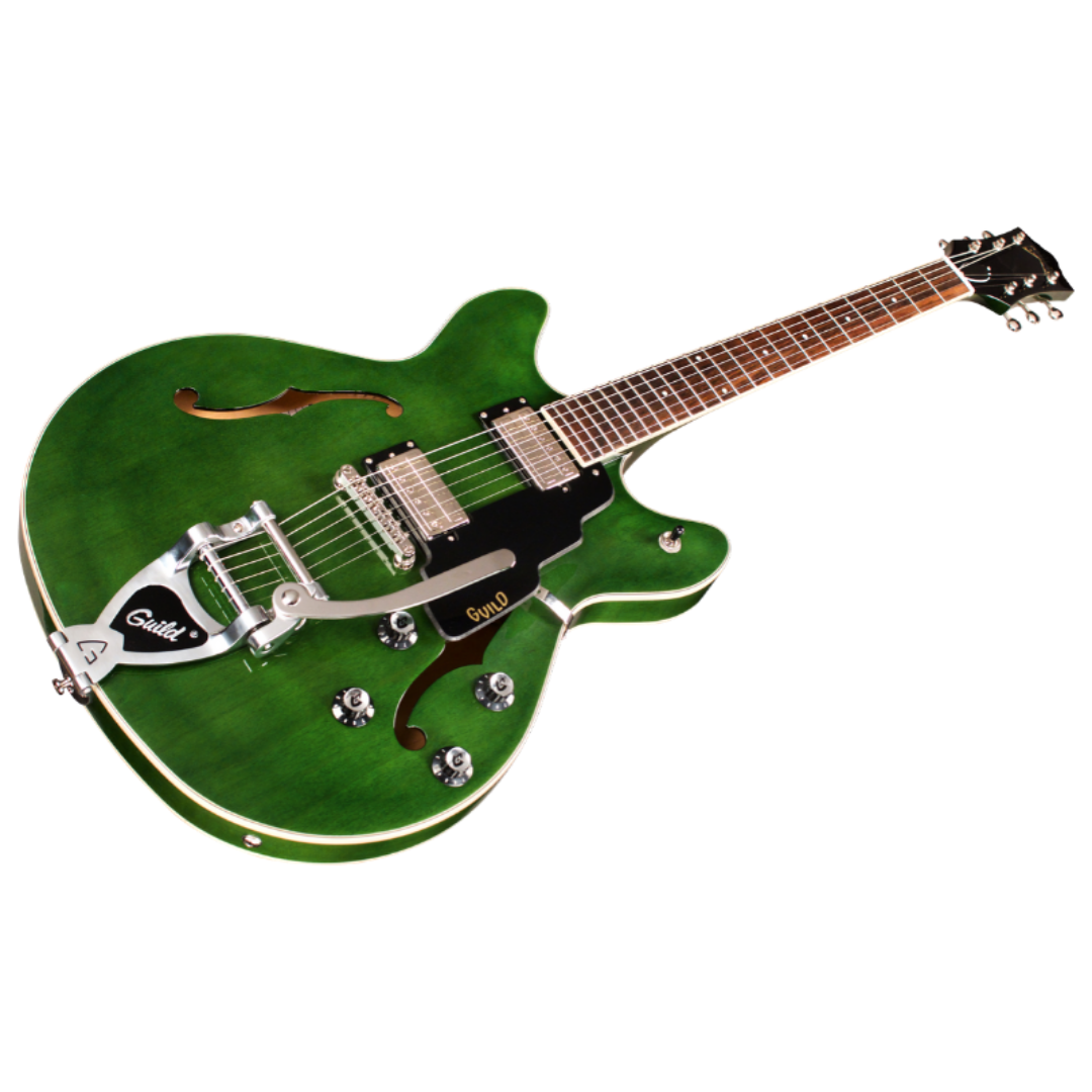 Guild Starfire I DC Semi-Hollow Electric Guitar with Guild Vibrato Tailpiece - Emerald Green, GUILD, ELECTRIC GUITAR, guild-electric-guitar-starfidcveg, ZOSO MUSIC SDN BHD