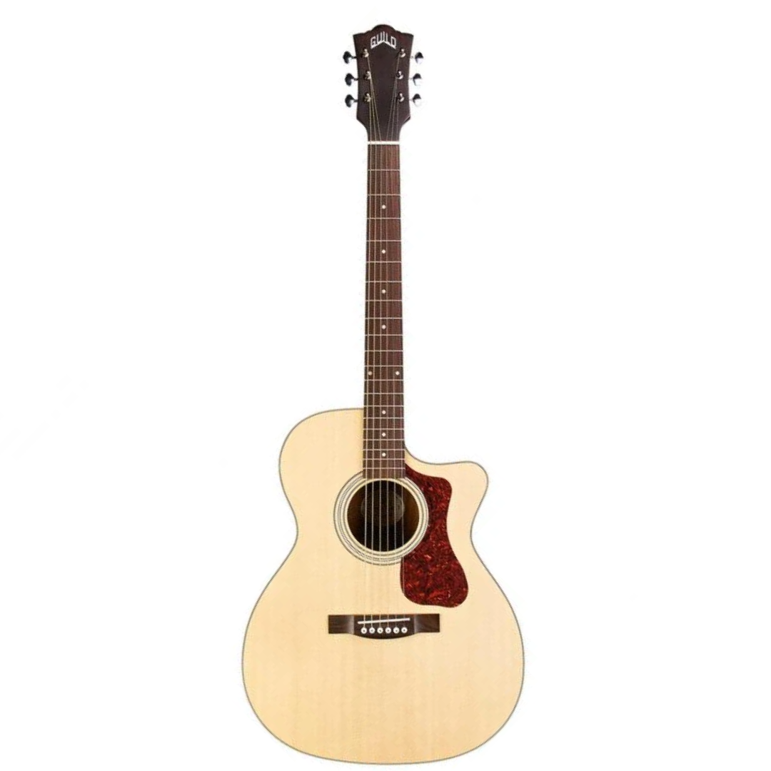 Guild OM-240E Acoustic-Electric Guitar - Natural with Free Gator GB-4G Acoustic Guitar Bag, GUILD, ACOUSTIC GUITAR, guild-acoustic-guitar-om240e-nat, ZOSO MUSIC SDN BHD