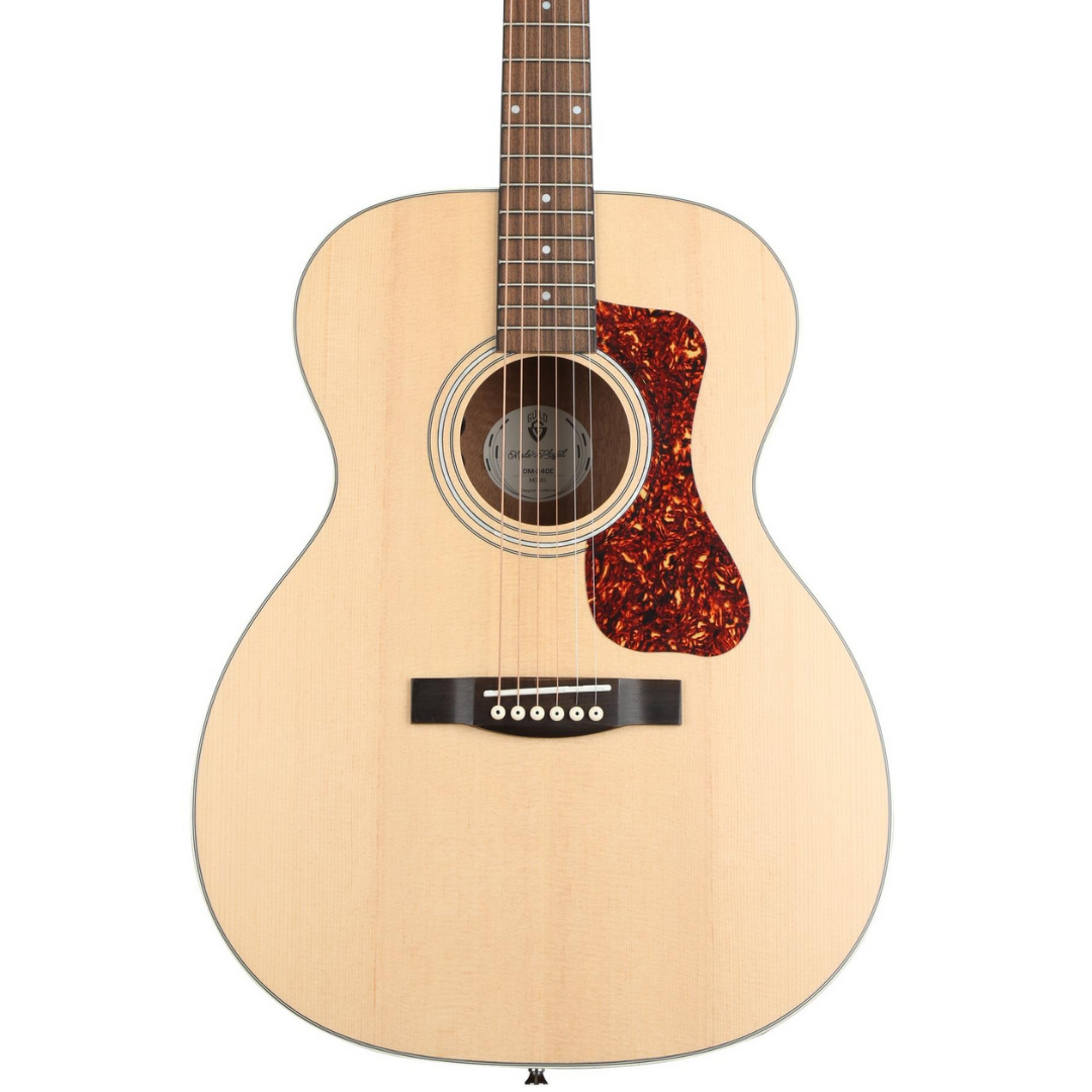 Guild OM-240E Acoustic-Electric Guitar - Natural with Free Gator GB-4G Acoustic Guitar Bag, GUILD, ACOUSTIC GUITAR, guild-acoustic-guitar-om240e-nat, ZOSO MUSIC SDN BHD
