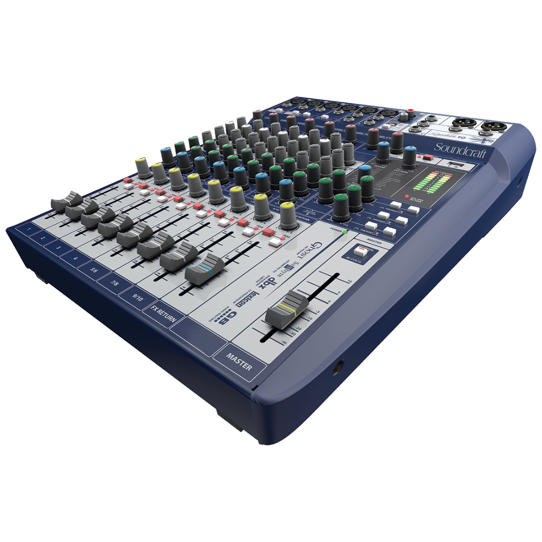 Soundcraft Signature 10 Mixer with Gator G-MIXERBAG-1515, SOUNDCRAFT, MIXER, soundcraft-mixer-signature10, ZOSO MUSIC SDN BHD