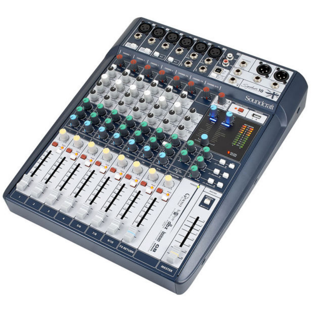 Soundcraft Signature 10 Mixer with Gator G-MIXERBAG-1515, SOUNDCRAFT, MIXER, soundcraft-mixer-signature10, ZOSO MUSIC SDN BHD