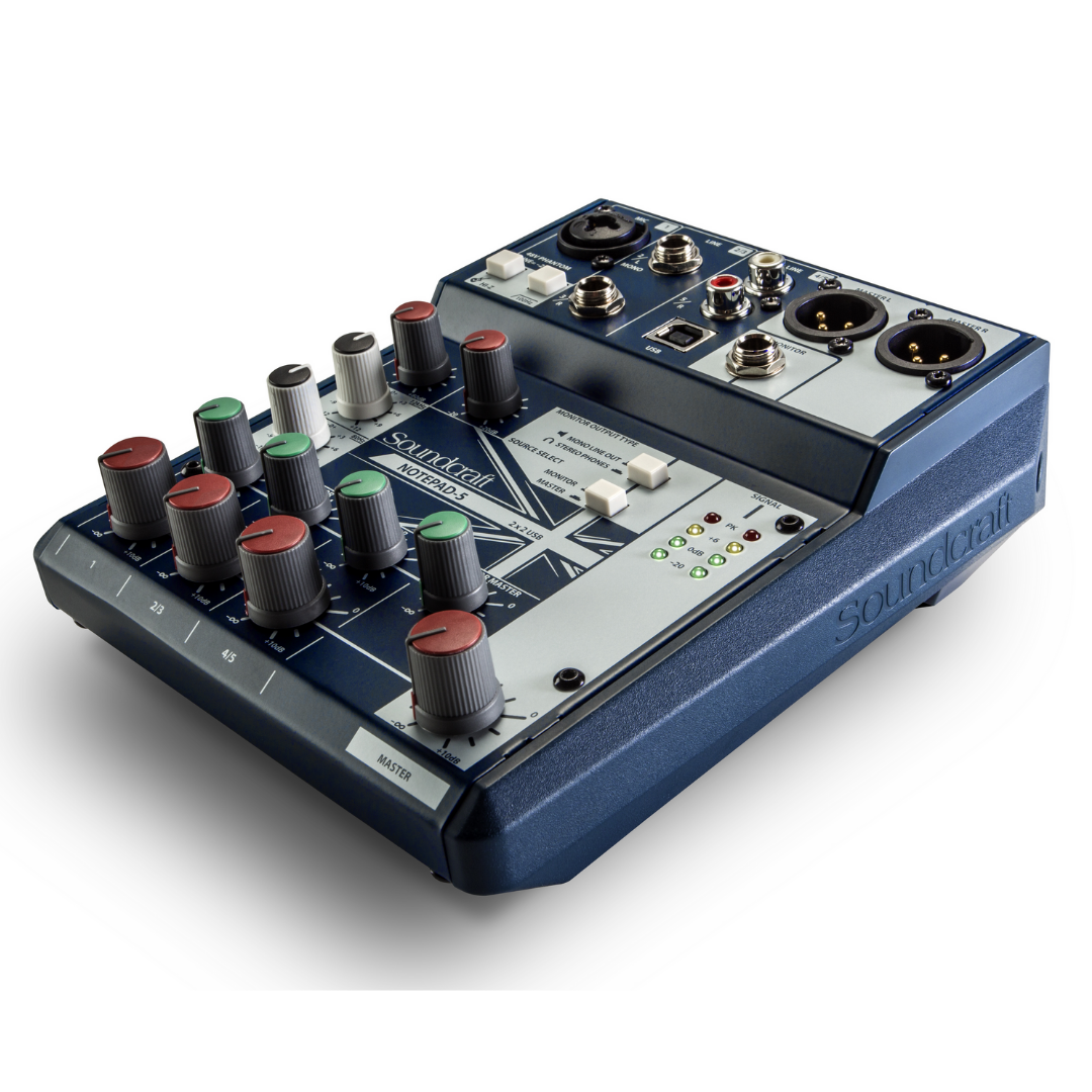 Soundcraft Notepad-5 Mixer, SOUNDCRAFT, MIXER, soundcraft-mixer-notepad-5, ZOSO MUSIC SDN BHD