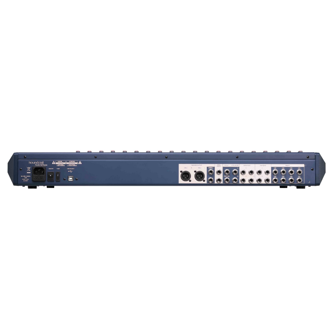 Soundcraft Nano M24 24-Channel USB Mixer, SOUNDCRAFT, MIXER, soundcraft-mixer-nanom24, ZOSO MUSIC SDN BHD