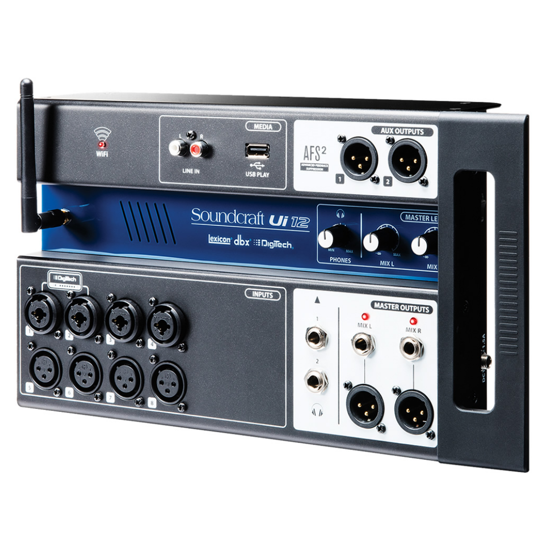Soundcraft Ui12 Remote-controlled Digital Mixer, SOUNDCRAFT, MIXER, soundcraft-mixer-ui12, ZOSO MUSIC SDN BHD
