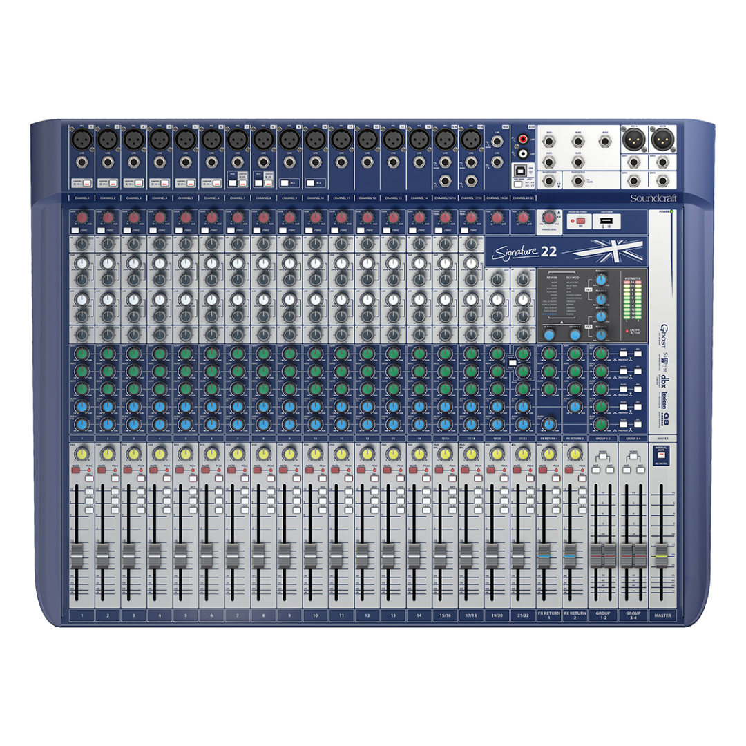 Soundcraft Signature 22 Mixer with Effects, SOUNDCRAFT, MIXER, soundcraft-mixer-signature22, ZOSO MUSIC SDN BHD