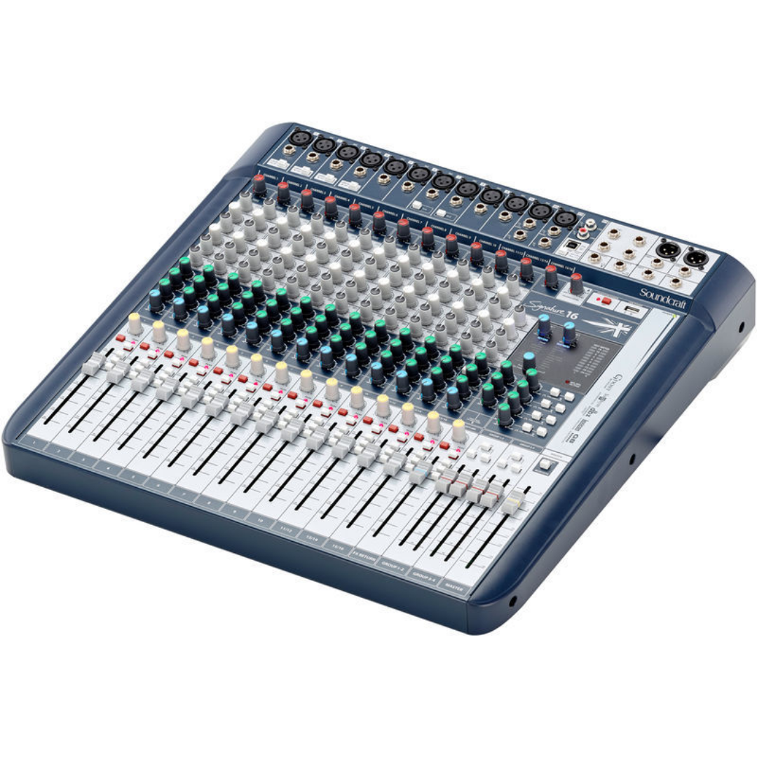 Soundcraft Signature 16 Mixer with Gator G-MIXERBAG-2020, SOUNDCRAFT, MIXER, soundcraft-mixer-signature16, ZOSO MUSIC SDN BHD