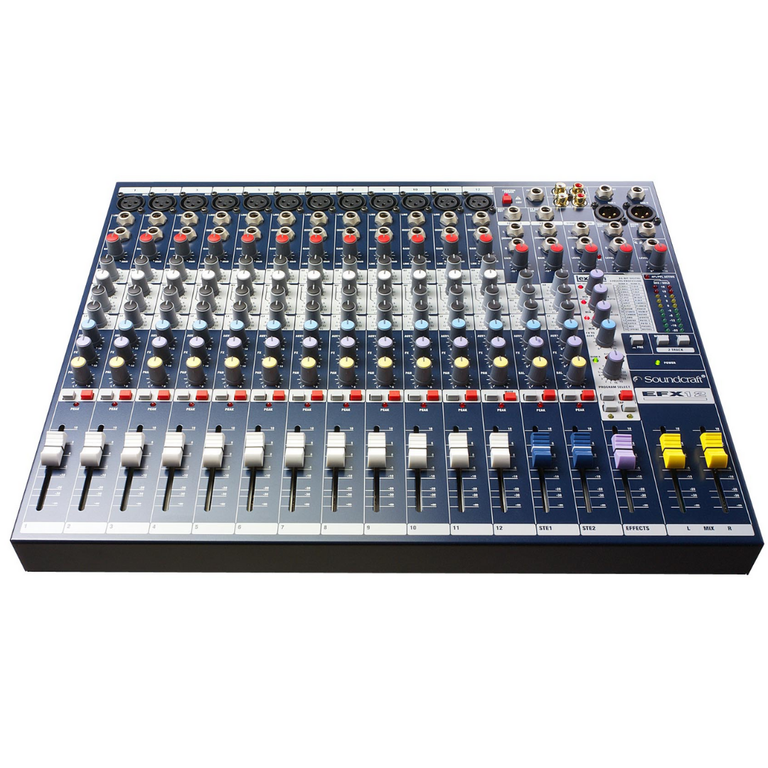 Soundcraft EFX12 Mixer with Gator G-MIXERBAG-1815, SOUNDCRAFT, MIXER, soundcraft-mixer-efx12, ZOSO MUSIC SDN BHD