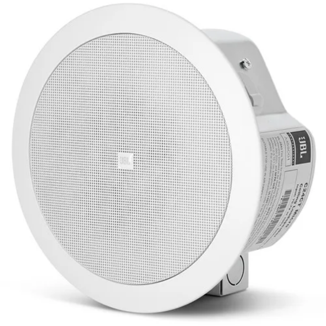 JBL Control 24CT MicroPlus 4.5" 2-Way 25W 70V/100V Ceiling Speaker - Pair - White, JBL, PASSIVE SPEAKER, jbl-passive-speaker-24ctmicroplus, ZOSO MUSIC SDN BHD