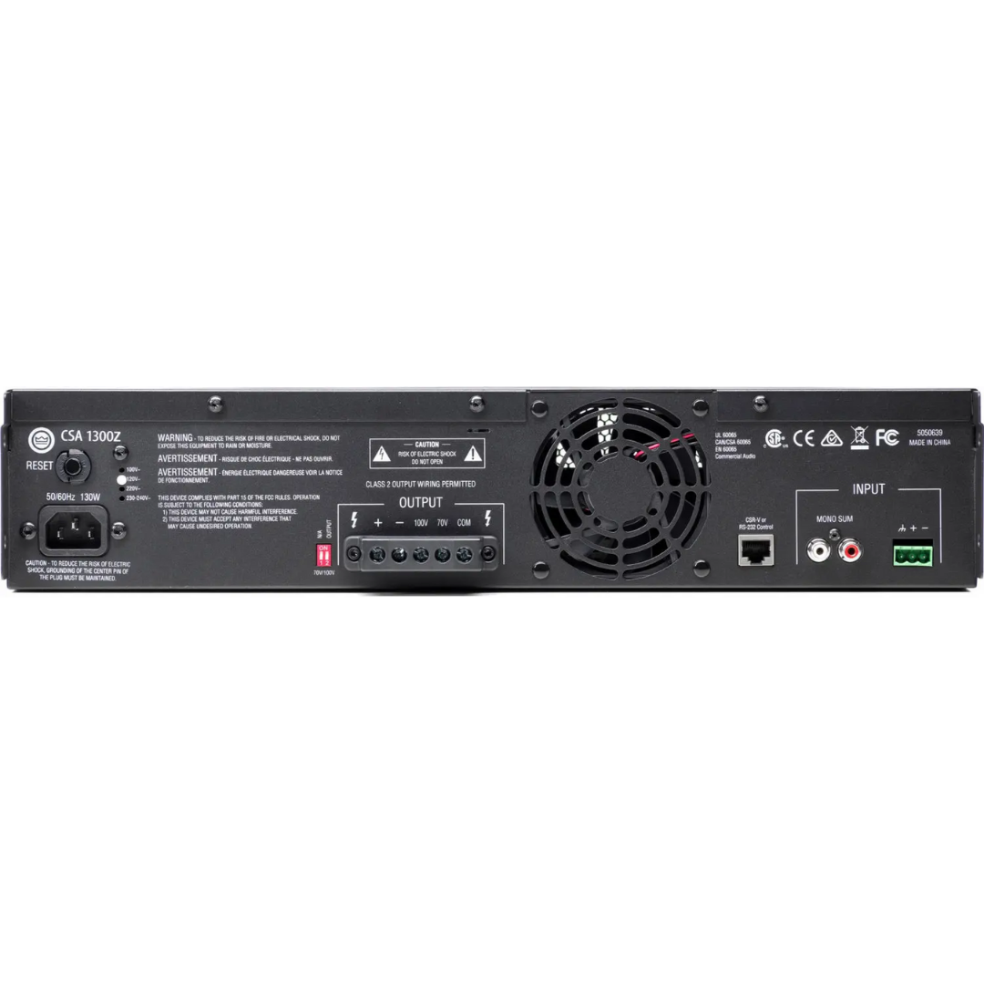 JBL CSA1300Z 300W Power Amplifier, JBL, POWER AMPLIFIER, jbl-power-amplifier-csa1300z, ZOSO MUSIC SDN BHD