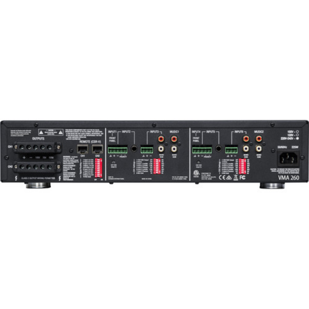 JBL VMA260 Commercial Series 60W Bluetooth-Enabled Mixer/Amplifier, JBL, POWER AMPLIFIER, jbl-power-amplifier-vma260, ZOSO MUSIC SDN BHD