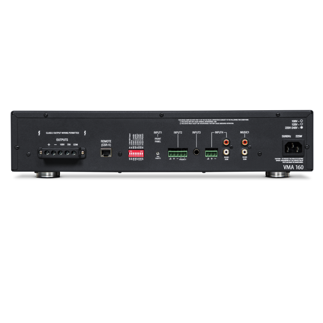 JBL VMA160 Commercial Series 60W Bluetooth-Enabled Mixer/Amplifier, JBL, POWER AMPLIFIER, jbl-power-amplifier-vma160, ZOSO MUSIC SDN BHD
