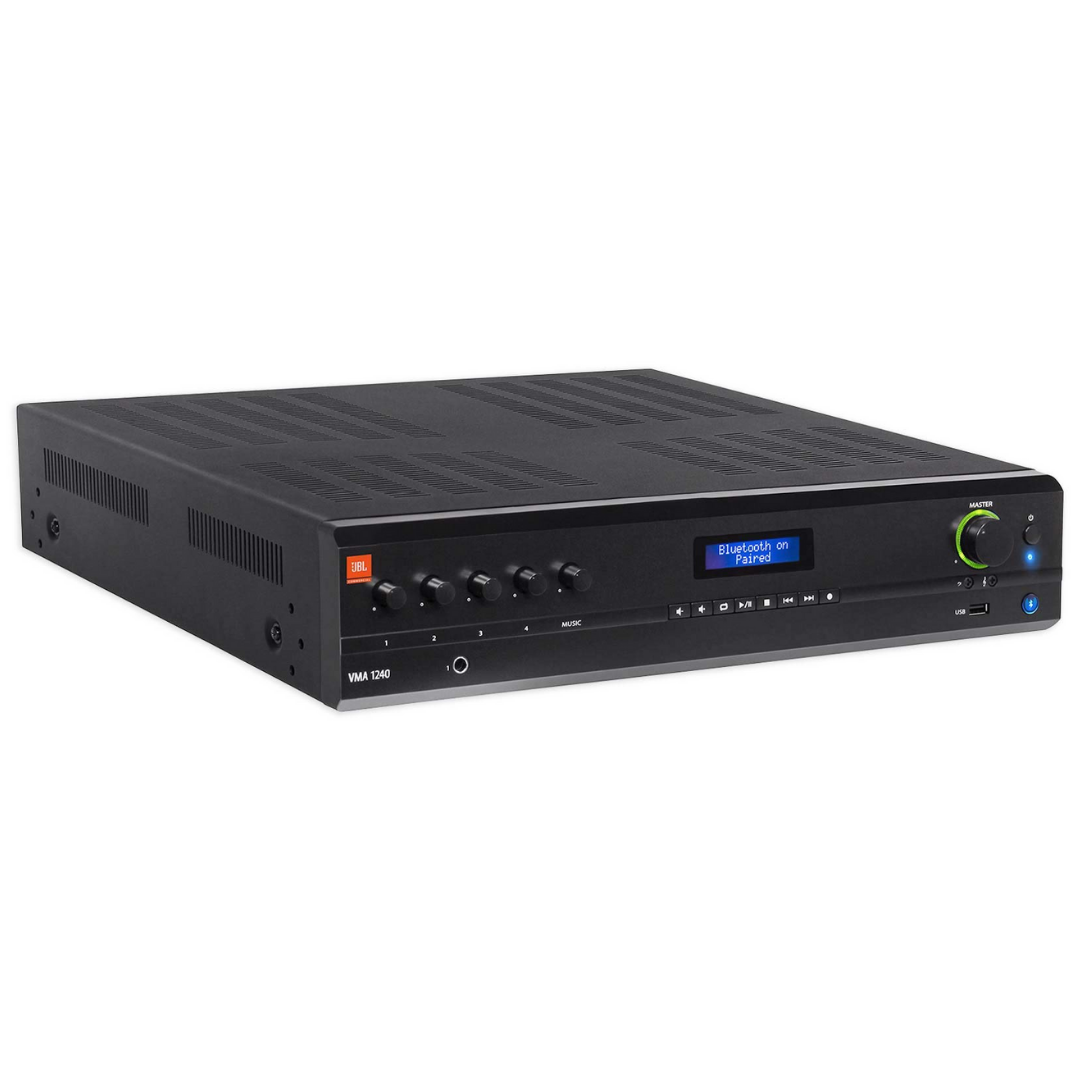 JBL VMA1240 Commercial Series 240W Bluetooth-Enabled Mixer/Amplifier, JBL, POWER AMPLIFIER, jbl-power-amplifier-vma1240, ZOSO MUSIC SDN BHD