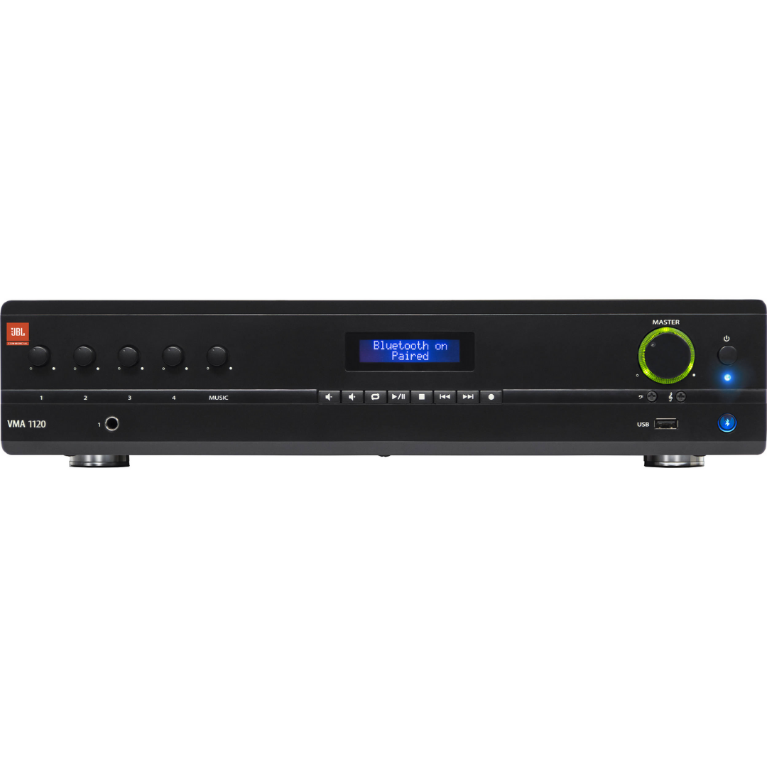 JBL VMA1120 Commercial Series 120W Bluetooth-Enabled Mixer/Amplifier, JBL, POWER AMPLIFIER, jbl-power-amplifier-vma1120, ZOSO MUSIC SDN BHD