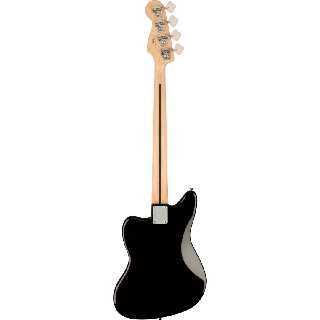Squier Affinity Series Jag Bass Guitar, Maple FB, Black, SQUIER BY FENDER, BASS GUITAR, squier-bass-guitar-f03-037-8503-506, ZOSO MUSIC SDN BHD