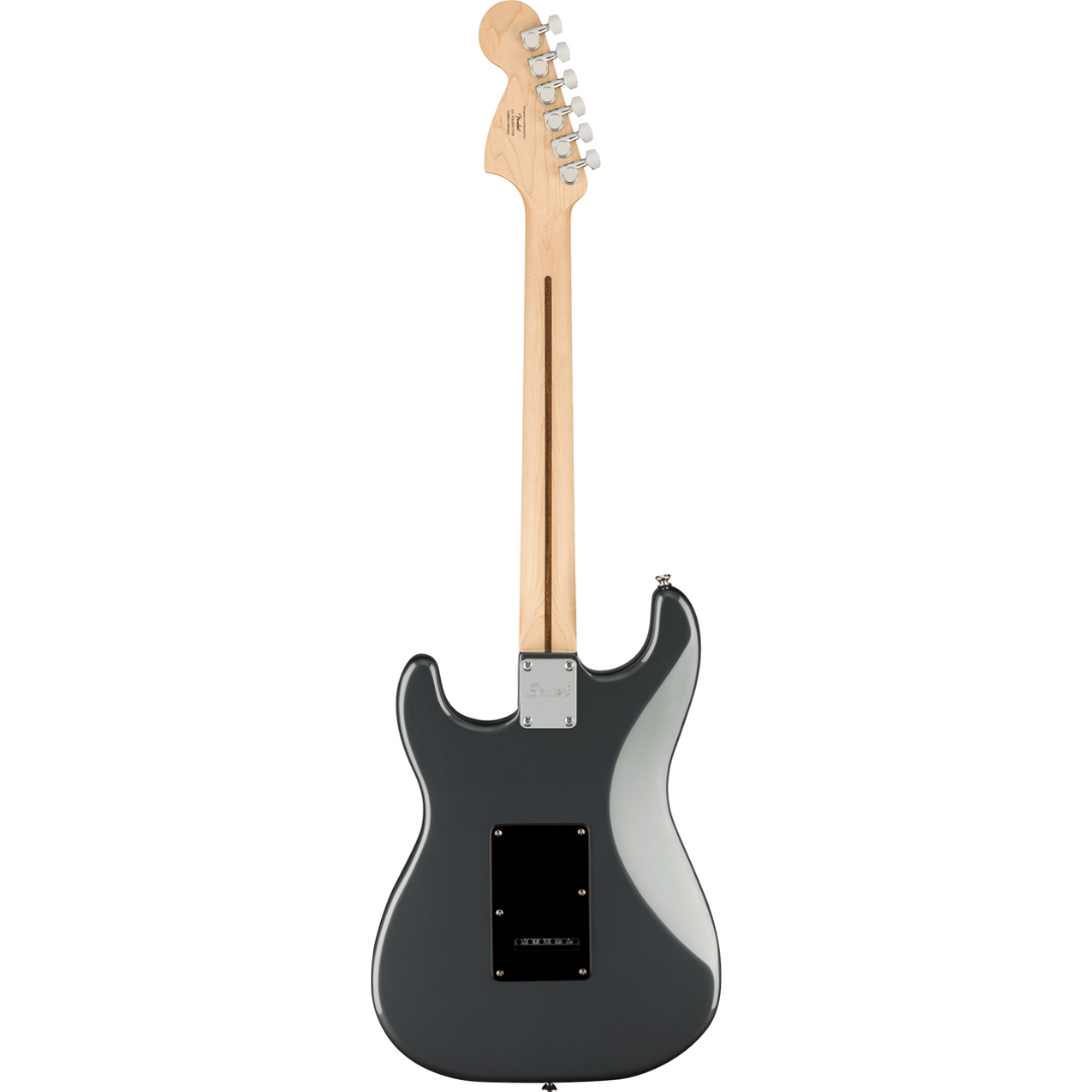 Squier Affinity Series HH Stratocaster Electric Guitar, Laurel FB, Charcoal Frost Metallic, SQUIER BY FENDER, ELECTRIC GUITAR, squier-electric-guitar-f03-037-8051-569, ZOSO MUSIC SDN BHD