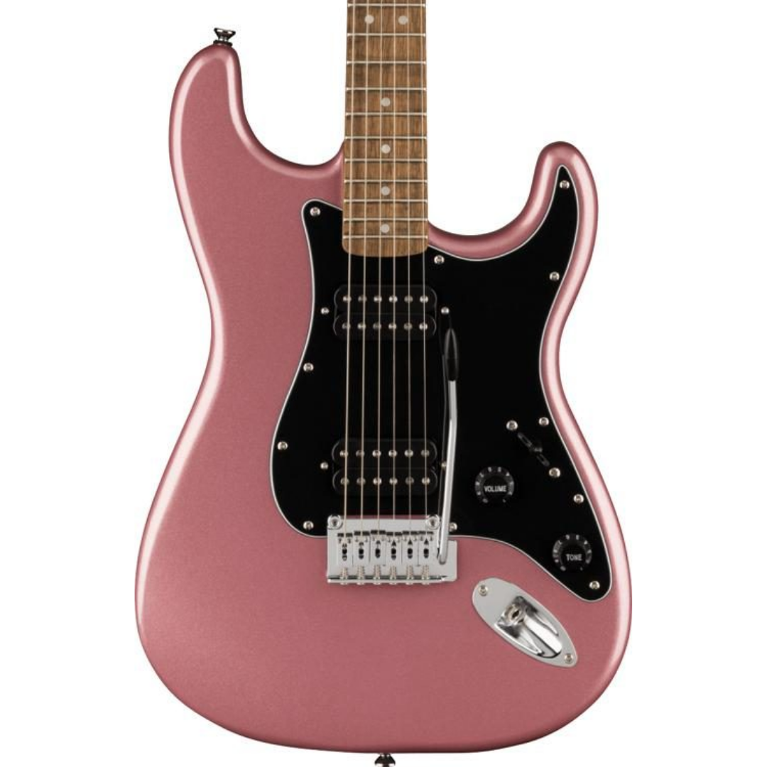 Squier Affinity Series HH Stratocaster Electric Guitar, Laurel FB, Burgundy Mist, SQUIER BY FENDER, ELECTRIC GUITAR, squier-electric-guitar-f03-037-8051-566, ZOSO MUSIC SDN BHD
