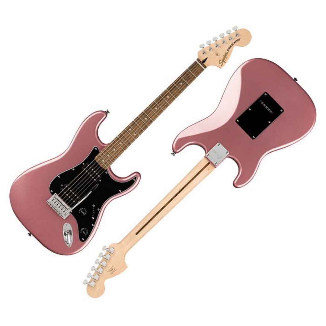 Squier Affinity Series HH Stratocaster Electric Guitar, Laurel FB, Burgundy Mist, SQUIER BY FENDER, ELECTRIC GUITAR, squier-electric-guitar-f03-037-8051-566, ZOSO MUSIC SDN BHD