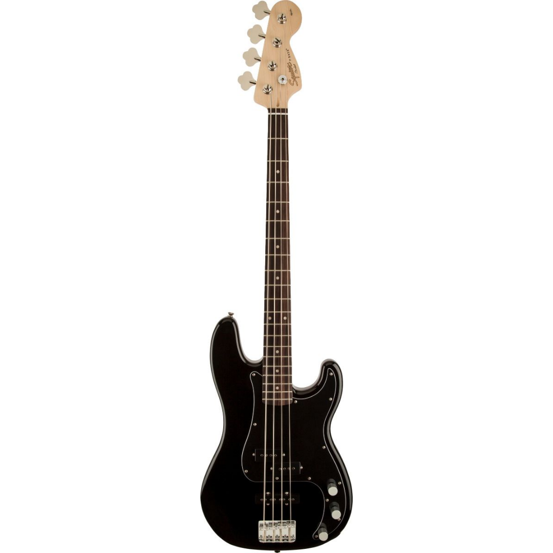 Squier Affinity Series PJ Bass Guitar Pack, Maple FB, Black, 230V, UK, SQUIER BY FENDER, BASS GUITAR, squier-bass-guitar-f03-037-2981-406, ZOSO MUSIC SDN BHD