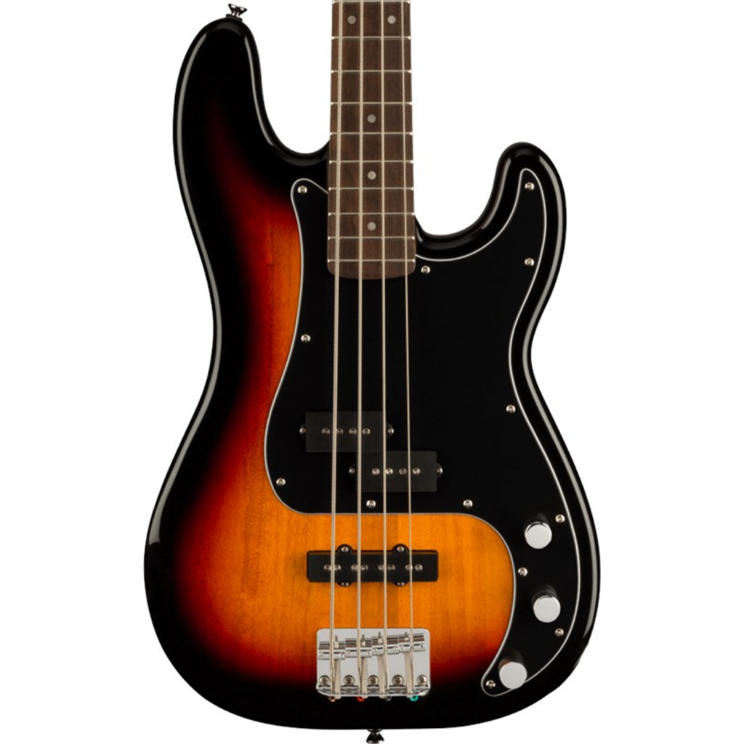 Squier Affinity Series PJ Bass Guitar Pack, Laurel FB, 3-Color Sunburst, 230V, EU, SQUIER BY FENDER, BASS GUITAR, squier-bass-guitar-f03-037-2980-600, ZOSO MUSIC SDN BHD
