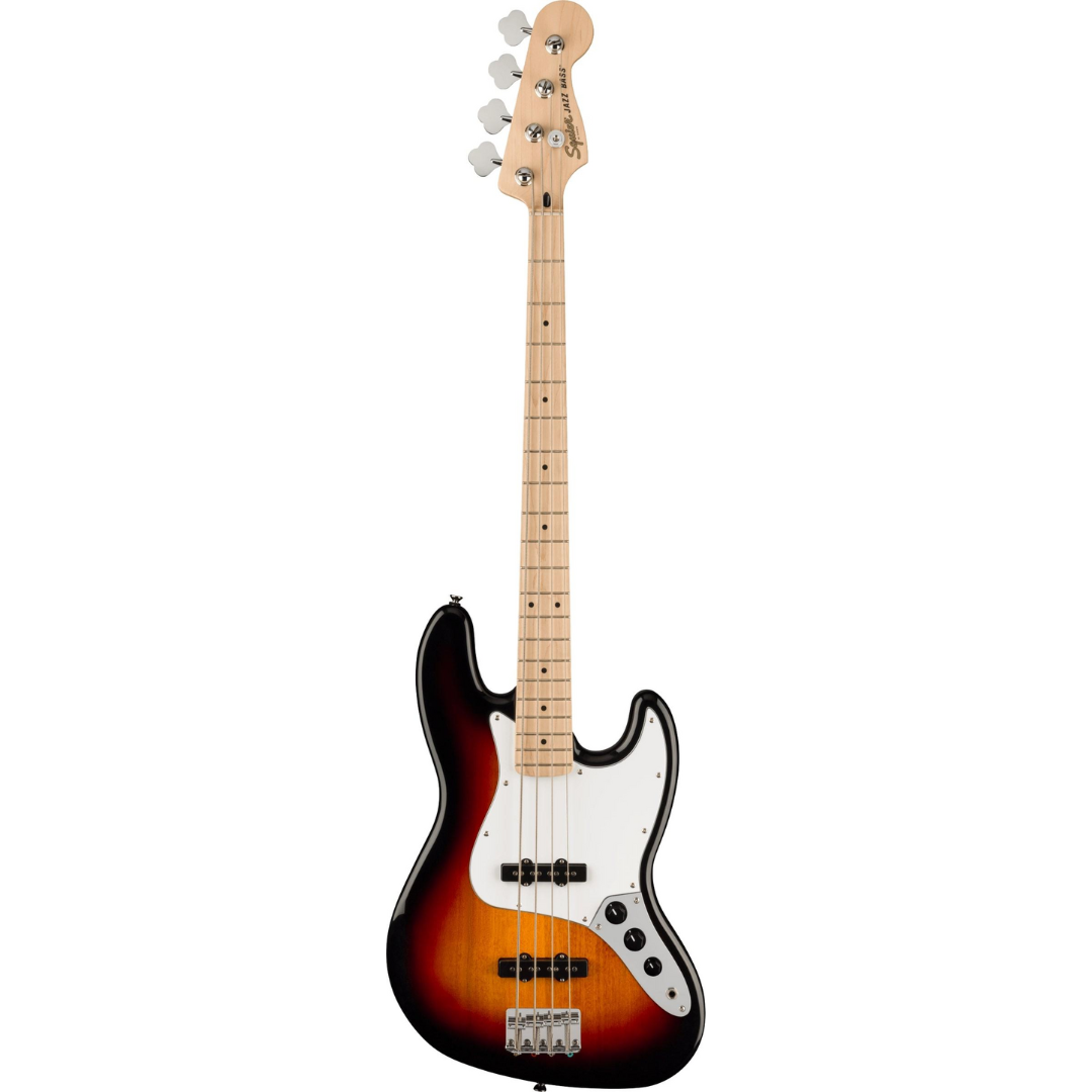 Squier Affinity Series Jazz Bass Guitar, Maple FB, 3-Color Sunburst, SQUIER BY FENDER, BASS GUITAR, squier-bass-guitar-f03-037-8602-500, ZOSO MUSIC SDN BHD