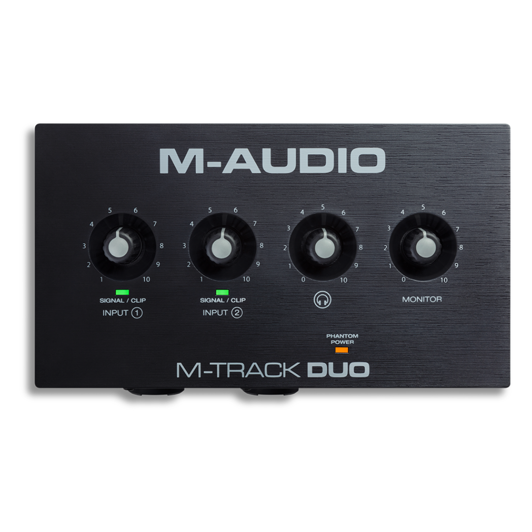 M-AUDIO M-TRACK DUO 2 IN 2 OUT USB AUDIO INTERFACE, M-AUDIO, AUDIO INTERFACE, m-audio-audio-interface-mtrackduo, ZOSO MUSIC SDN BHD