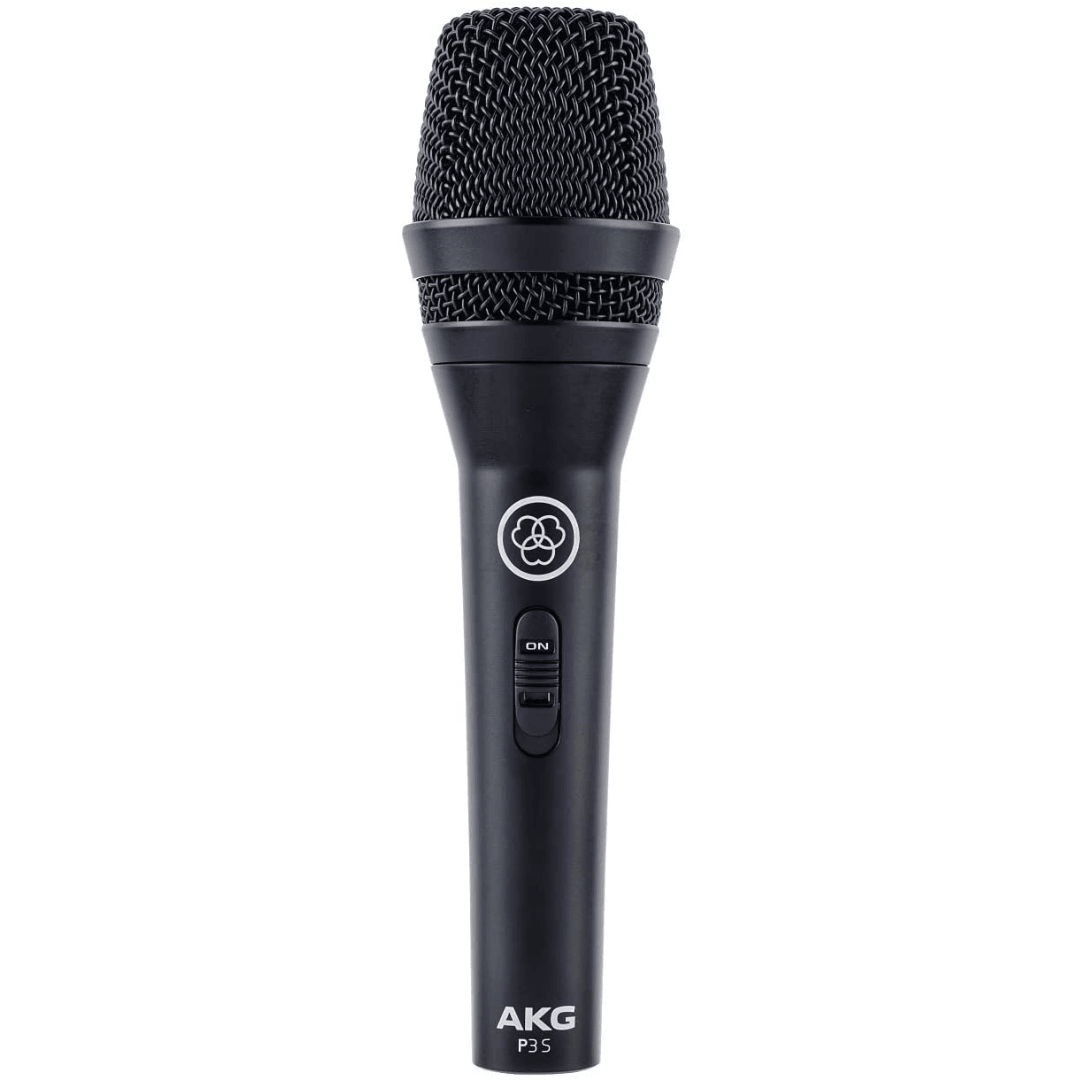 AKG P3 S High-Performance Dynamic Microphone with On/Off Switch (P3S | AKG , Zoso Music