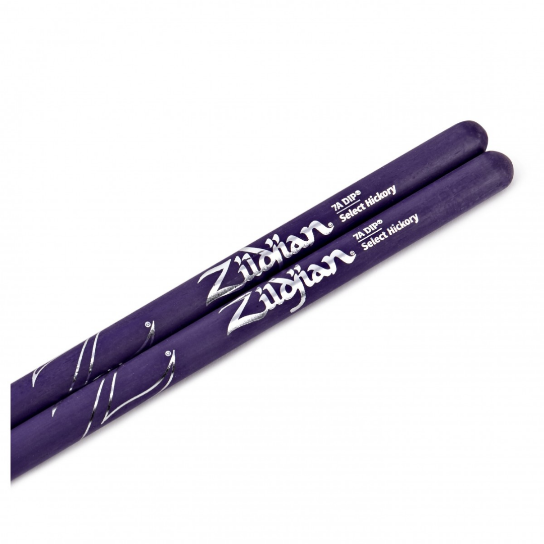 Zildjian Hickory Drumsticks 5A Wood Tip, Purple DIP |  ZILDJIAN |  DRUMSTICK |  Zoso Music