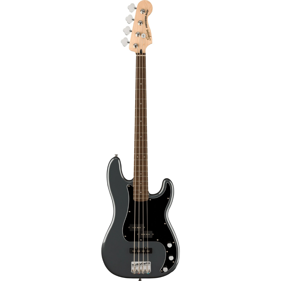 Squier Affinity Series Precision PJ Bass Guitar, Laurel FB, Charcoal Frost Metallic, SQUIER BY FENDER, BASS GUITAR, squier-bass-guitar-f03-037-8551-569, ZOSO MUSIC SDN BHD