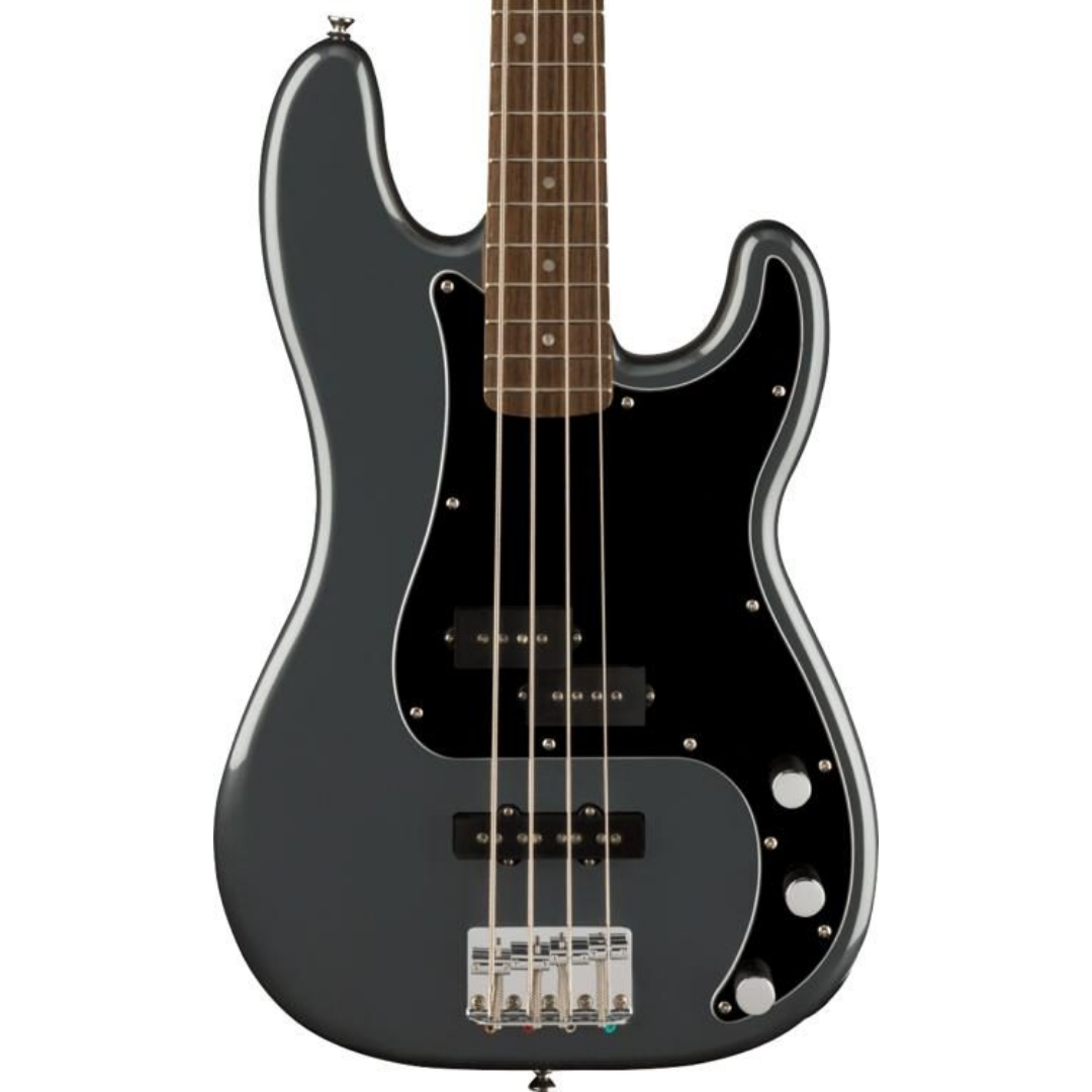 Squier Affinity Series Precision PJ Bass Guitar, Laurel FB, Charcoal Frost Metallic, SQUIER BY FENDER, BASS GUITAR, squier-bass-guitar-f03-037-8551-569, ZOSO MUSIC SDN BHD