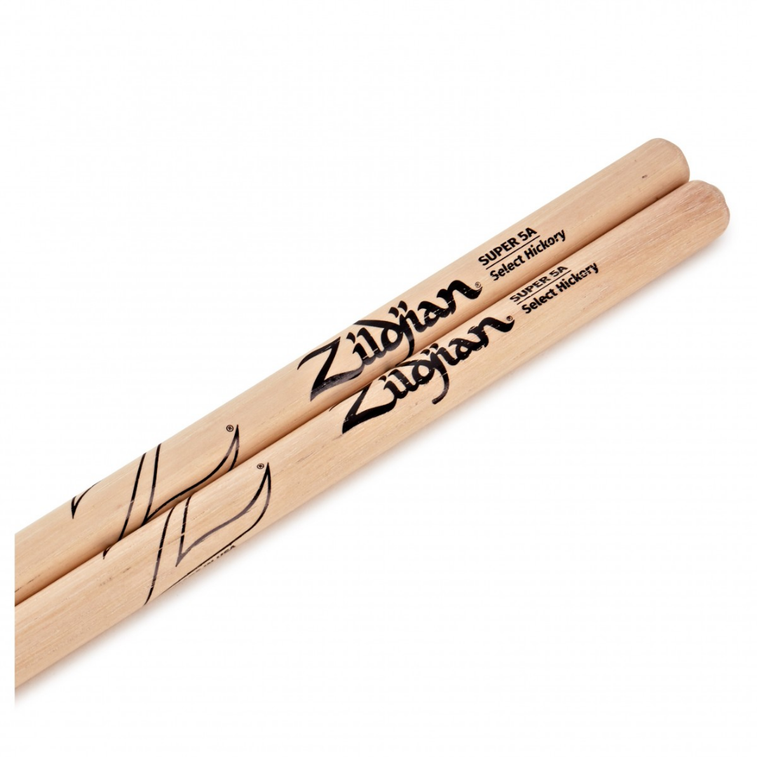 Zildjian Hickory Drumsticks 5A Wood Tip, Natural |  ZILDJIAN |  DRUMSTICK |  Zoso Music