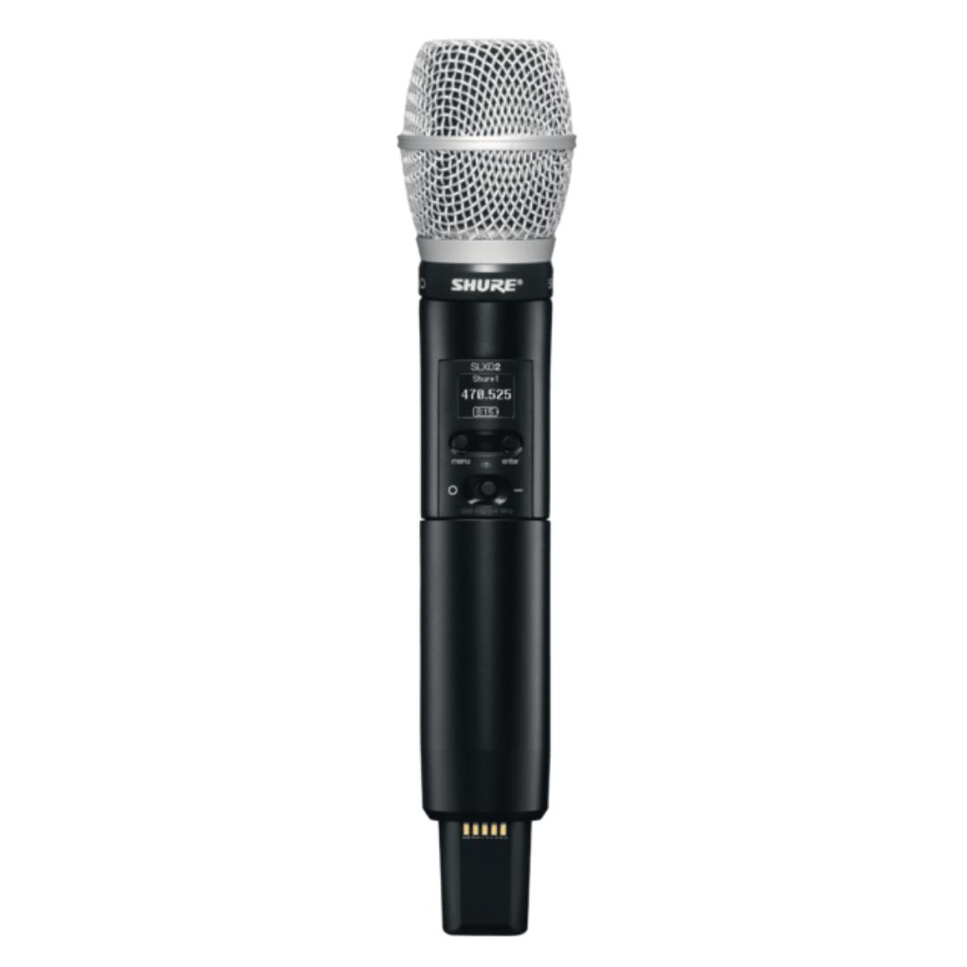 Shure SLXD24/SM86 Wireless System with SLXD2/86 Handheld Transmitters and Free Gator GM-1W Wireless Bag, SHURE, WIRELESS MICROPHONE SYSTEM, shure-wireless-microphone-system-slxd24a-sm86, ZOSO MUSIC SDN BHD