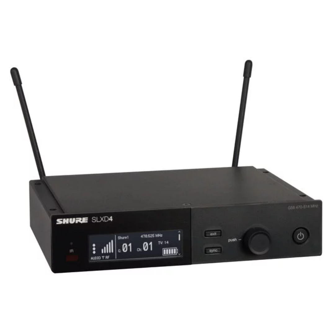 Shure SLXD24/SM86 Wireless System with SLXD2/86 Handheld Transmitters and Free Gator GM-1W Wireless Bag, SHURE, WIRELESS MICROPHONE SYSTEM, shure-wireless-microphone-system-slxd24a-sm86, ZOSO MUSIC SDN BHD