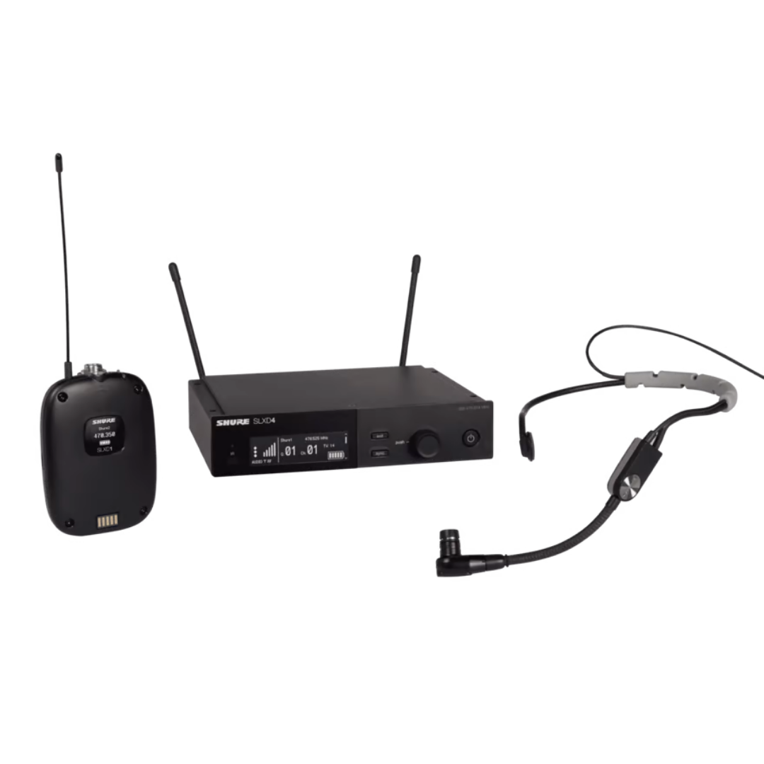 Shure SLXD14/SM35 Wireless System with SLXD1 Bodypack Transmitter and SM35 Headset Microphone with Free Gator GM-1W Wireless Bag, SHURE, WIRELESS MICROPHONE SYSTEM, shure-wireless-microphone-system-slxd14a-sm35, ZOSO MUSIC SDN BHD