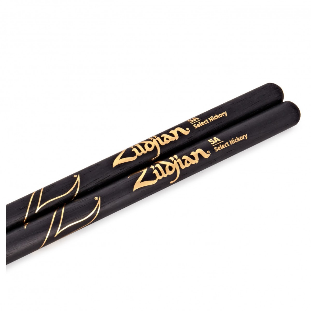Zildjian Hickory Drumsticks 5A Wood Tip, Black DIP |  ZILDJIAN |  DRUMSTICK |  Zoso Music