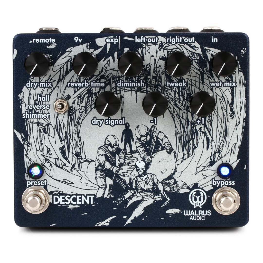 Walrus Audio Descent Reverb & Octave Machine Guitar Effects Pedal, WALRUS AUDIO, EFFECTS, walrus-audio-effects-900-1008, ZOSO MUSIC SDN BHD