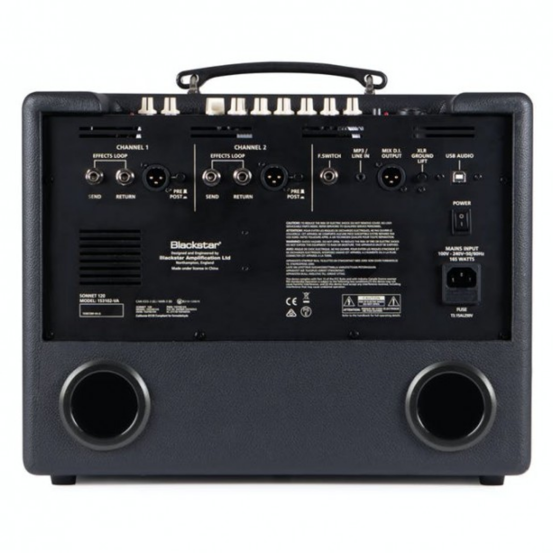 Blackstar Sonnet 120 - 120-watt 1x 8" Combo Amp - Black (Sonnect120) | BLACKSTAR , Zoso Music